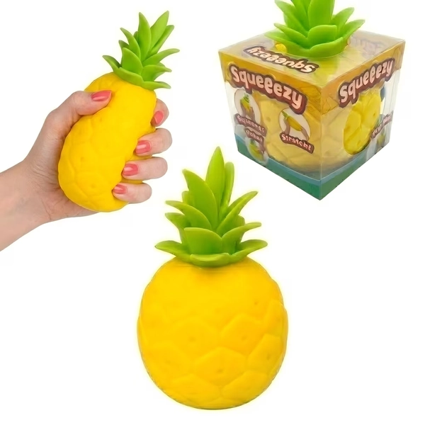 NEW 2026 Jumbo Pineapple Squishy Toys - 7" Giant Squeeze Pineapple Fruit Fidget Toys, Soft Sensory Stress Relief Gag Gift for Summer Holiday - Walmart.com
