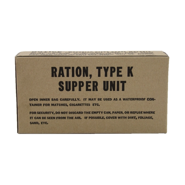 Ration K Supper