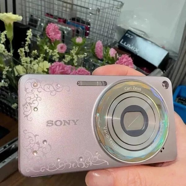 SONY Cyber Shot DSC-W350D 14.1MP Digital Camera Rhinestone Jewel 
