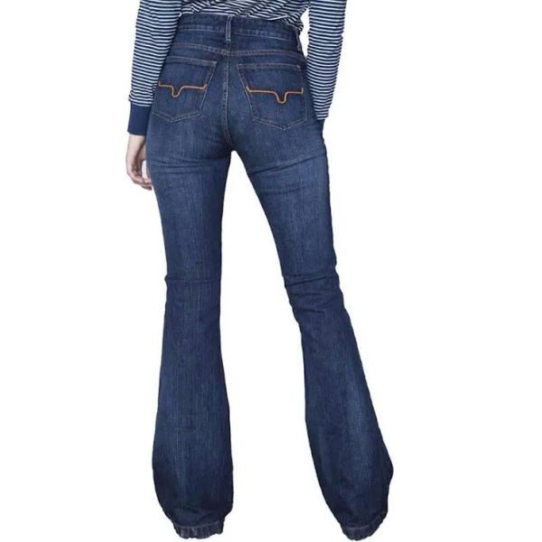 Kimes Ranch Women's Jennifer Flare Leg Jeans | Lammle's Dark Wash / 00 x 32 | Dark Wash