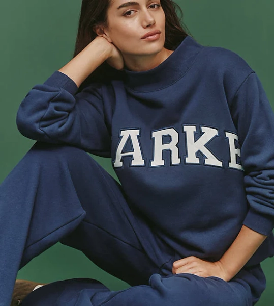 Parke Varsity Mock-Neck Sweatshirt