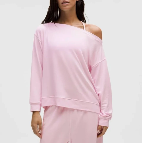 Lululemon Women's BeCalm Oversized Boatneck Long-Sleeve Shirt