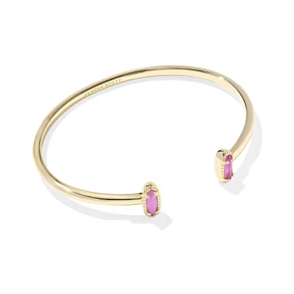 Kendra Scott Emma Cuff Bracelet - Gold/Bright Magenta
