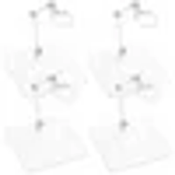 Brandonz Adjustable Action Figure Display Stands (4pcs) - Clear Support Bases