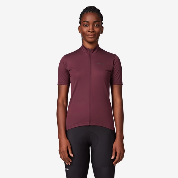 TRICOTA CICLISMO RUTA MUJER ESSENTIAL RC100 NEGRA
