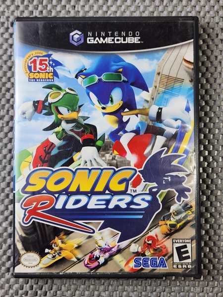 Sonic Riders (Nintendo GameCube, 2006) Complete w/ Manual CIB Tested and Works