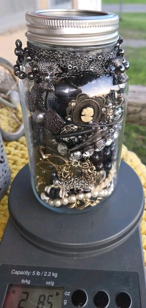 Gothic Emo Punk~Mystery Jewelry Jar~Vintage 2 Now~All Wearable~Swatch Watch 