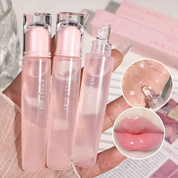 Crystal Jelly Lip Oil Plumping Mirror Lip Gloss Moisturizing Transparent Liquid Lipstick Long Lasting Lips Makeup Cosmetics - AliExpress 66
