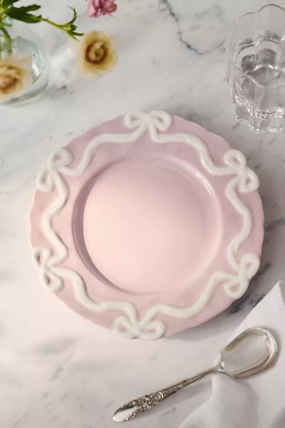 Benedita Bow Stoneware Side Plates, Set of 4