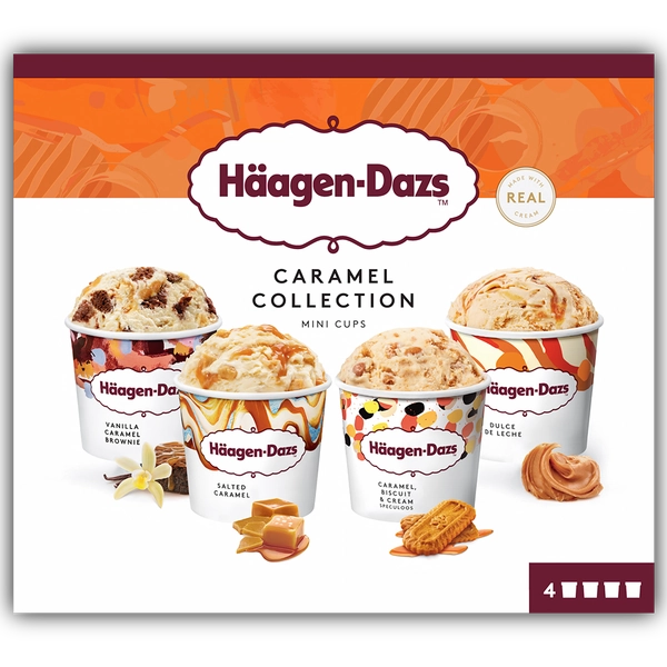 Caramel Mini Cups Multipack | Luxury Ice Cream - Häagen-Dazs