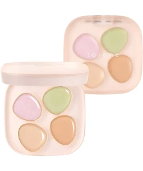 to/one Petal Float Flawless Touch Powder Foundation #02 / 1.7g, Multi Concealer Palette
