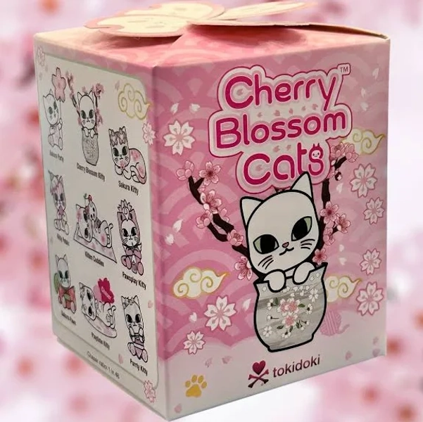 tokidoki Cherry Blossom Cats Blind Box
