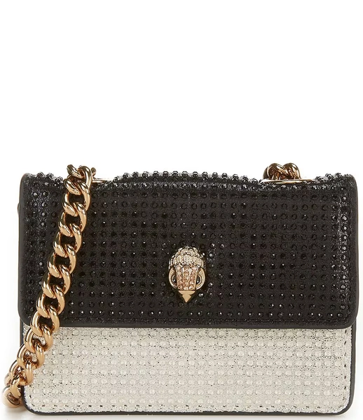 Kurt Geiger London Micro Kensington Rhinestone Colorblock Crossbody Bag