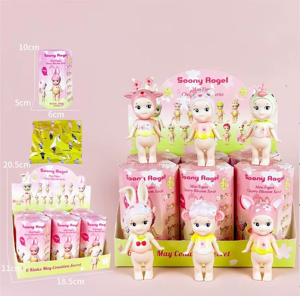 New Sonn Angel Cherry Blossom Series Blind Box Toy Hanami Edition Collectible Mini Figure Desktop Decor Kids Birthday Gift - AliExpress 
