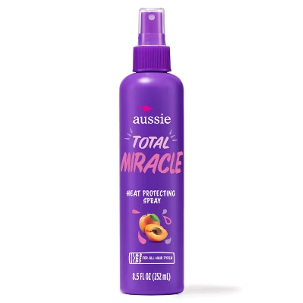 Aussie Total Miracle Heat Protecting Spray - 8.5 fl oz