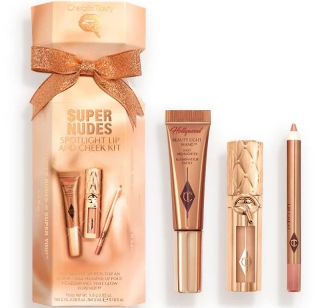 Charlotte Tilbury Lip and Cheek Trio Makeup Gift Set