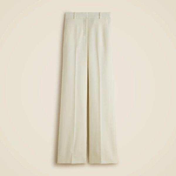Carolina pant in wool-blend flannel