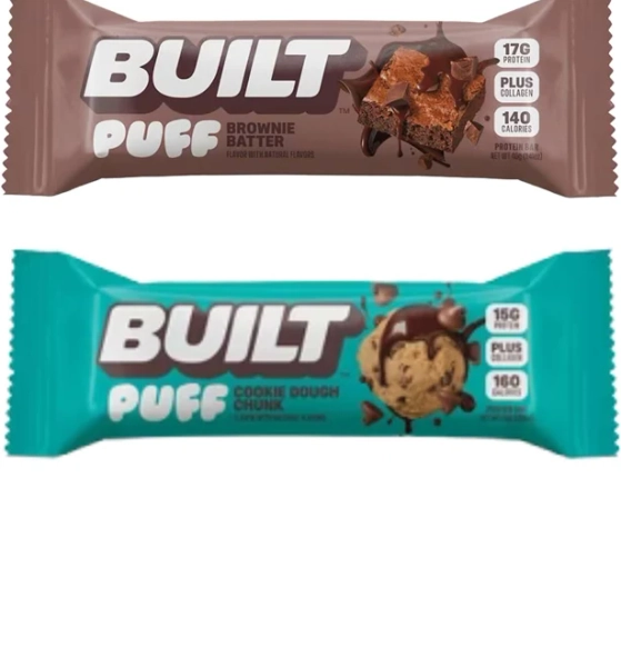Built Bar Puff Collagen Protein Mixed Box