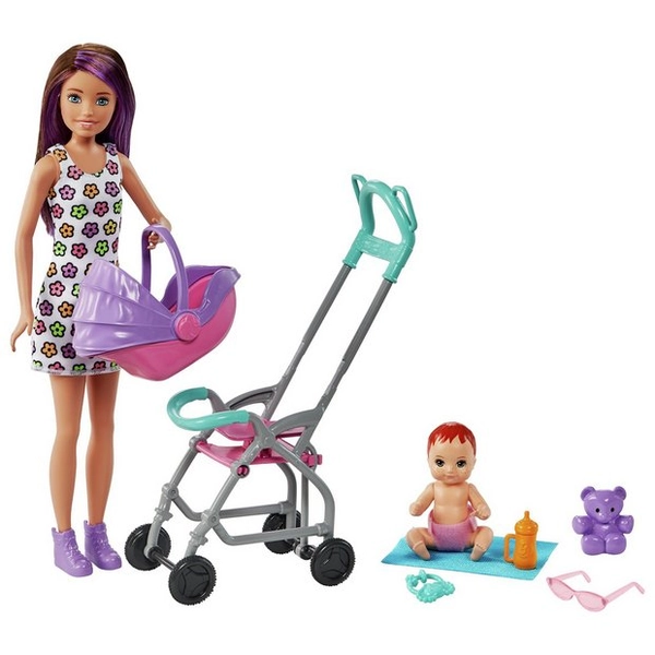 Buy Barbie Skipper Babysitters Pushchair Playset and Dolls | Dolls | Argos