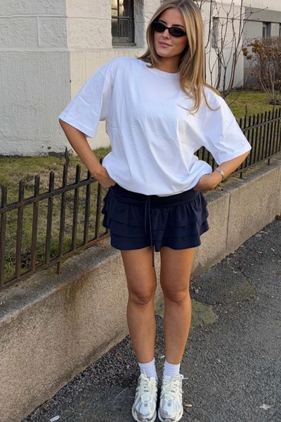 Ruffle mini kjol