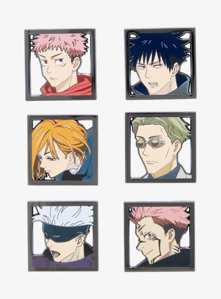 Jujutsu Kaisen Profile Square Blind Box Enamel Pin