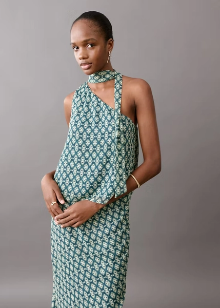 Asymmetrical blouse with bow at the neck - Teen | MANGO USA