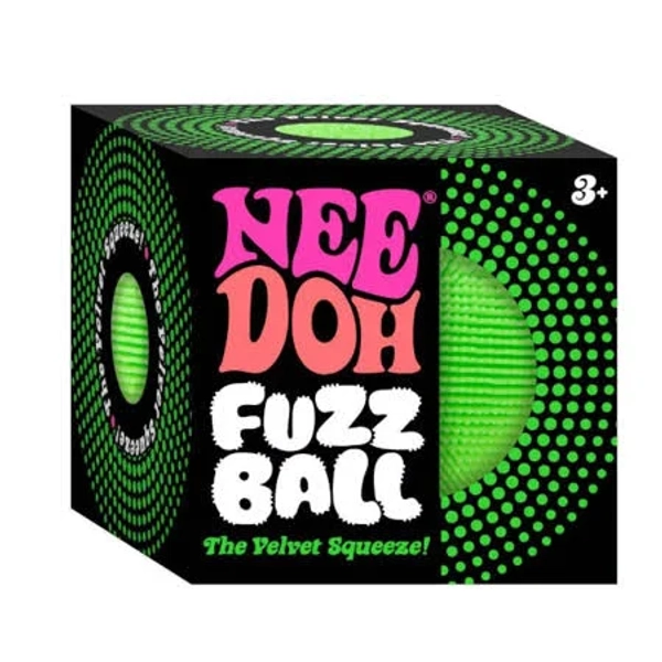 Nee Doh FuzzBall velvet squeeze, 1 random color