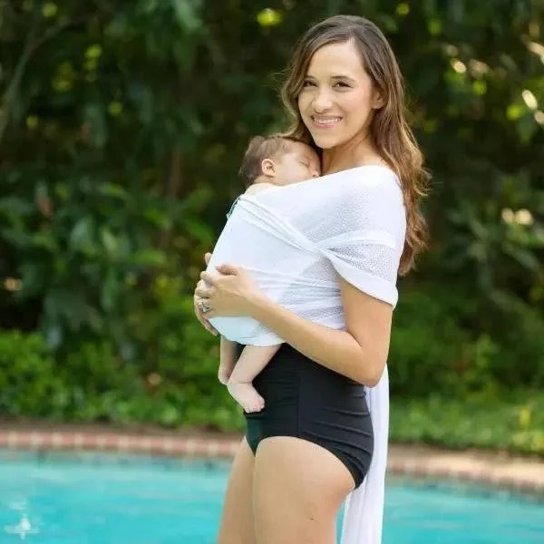 Beachfront Baby White Wave Water Wrap