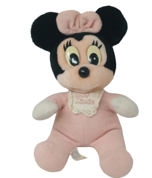 Vintage Minnie Mouse Stuffed Plush Baby Rare 1980's Disney World Stuffed