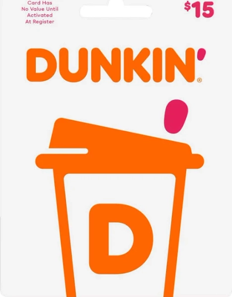Dunkin Donuts Gift Card
