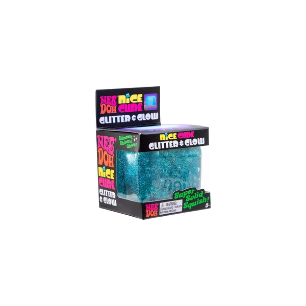 Needoh Glitter & Glow Nice Cube - Isaac's Treasures