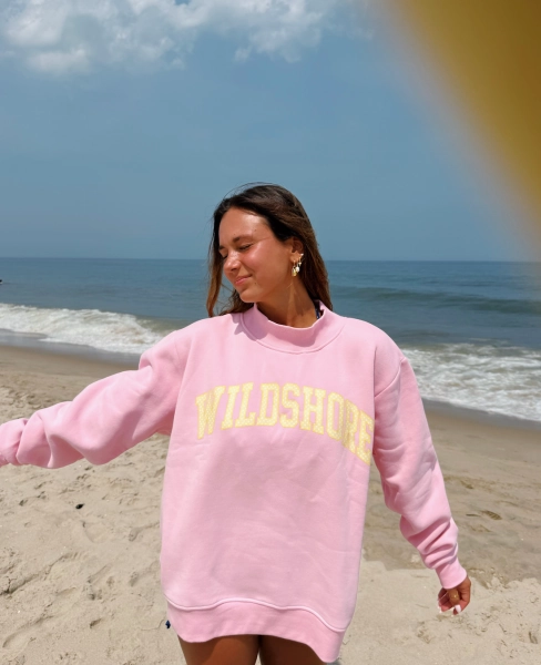 Shorebreak Mockneck Pink | wildshore