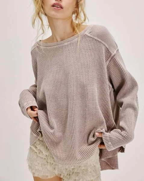 FP One Blake Thermal at Free People in Grey, Size: XL