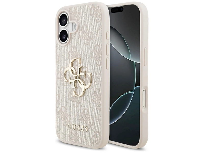 Guess Big 4G Monogram Case Roze - iPhone 17 hoesje