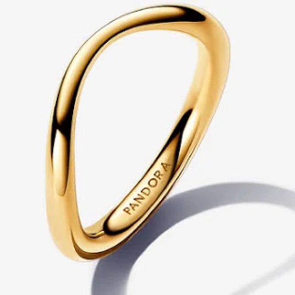 Pandora Organically Shaped Band Ring