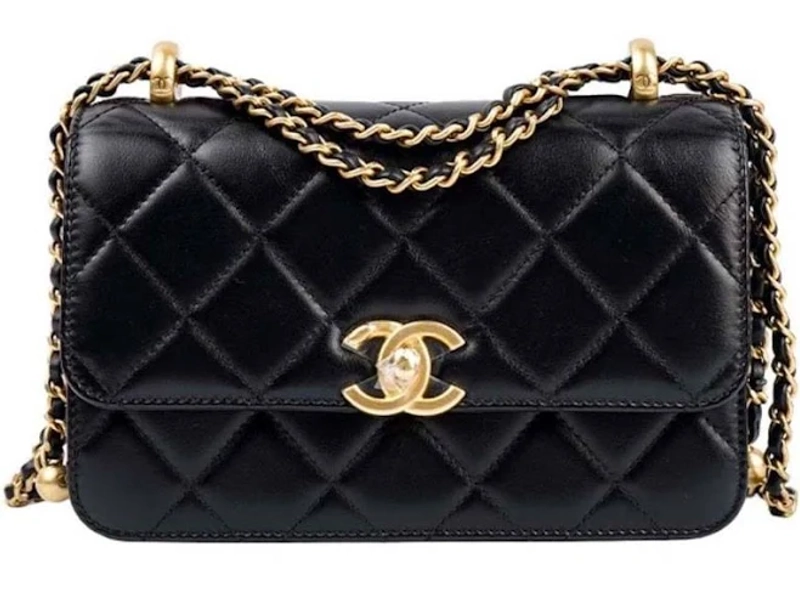 Chanel Mini Size 24C Flap Adjustable Strap Bag