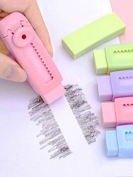 1 Piece/Cute Eraser - ABS Material, Anti-Fouling And Anti-Cracking - Special Offer Melody, Kropi, Essential Stationery For The Start Of School, Perfect Back-To-School Gift