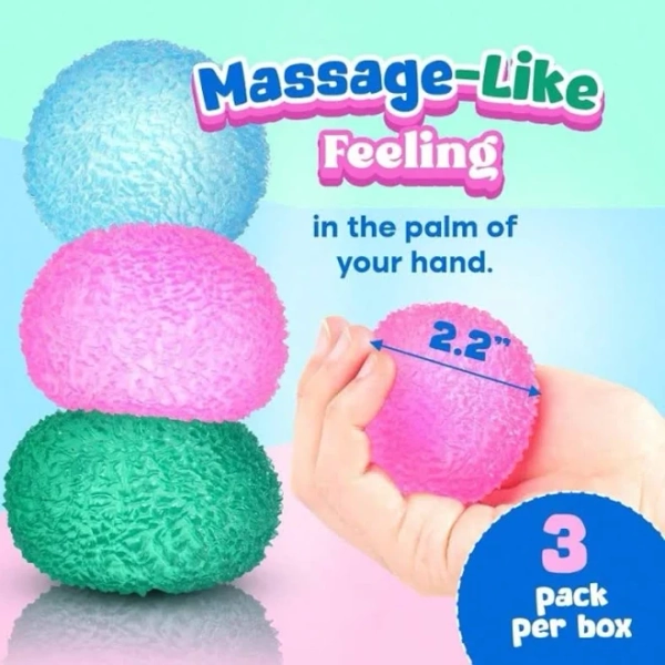 3 Pcs Squishy Toys Fidget Toys For Kids And Super Solid Squeeze .Fun Squeezable Water Balls. Birthday And Party Gifts, Tableware Accessories, Easter