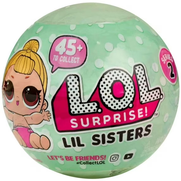 LOL Surprise Lil Sisters Series 2 Fashion Doll, Great Gift for Kids Ages 4 5 6+