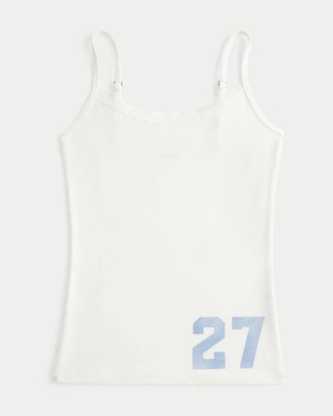 Lace Trim '27 Graphic Cami