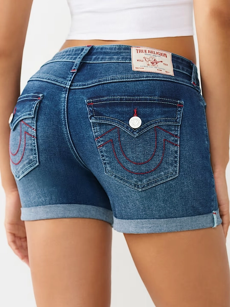 JAYDE MID RISE FLAP SHORT