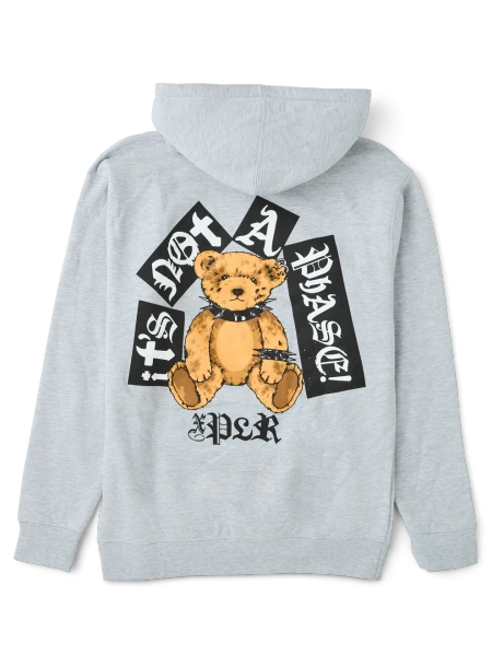 Not A Phase Hoodie – Grey Heather