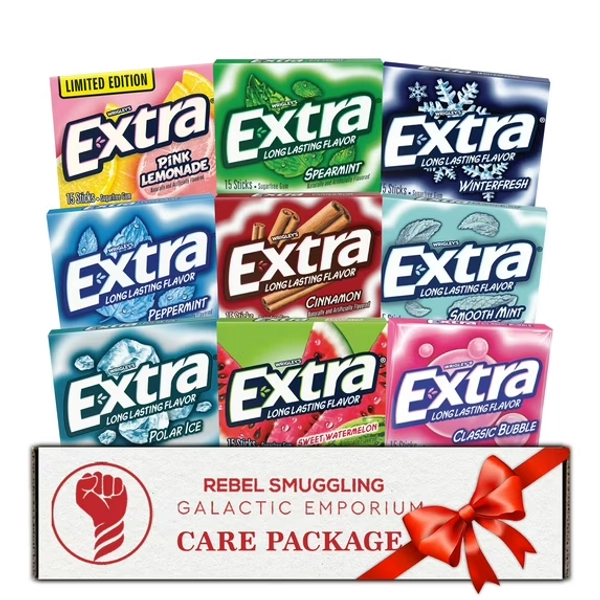 Extra Gum Variety Pack - 9 Sugar Free Gum Flavors Bulk Pack