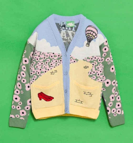 The Wizard Of Oz Yellow Brick Road Knitted Cardigan