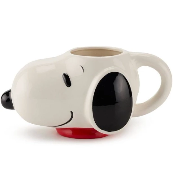 Peanuts Snoopy Face Sculpted Ceramic Mug