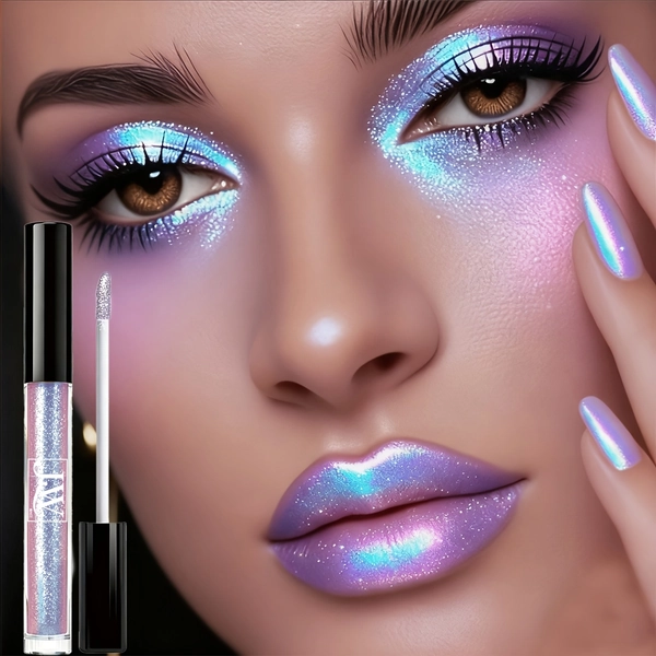 holographic chameleon multifunctional liquid eyeshadow lip - Temu