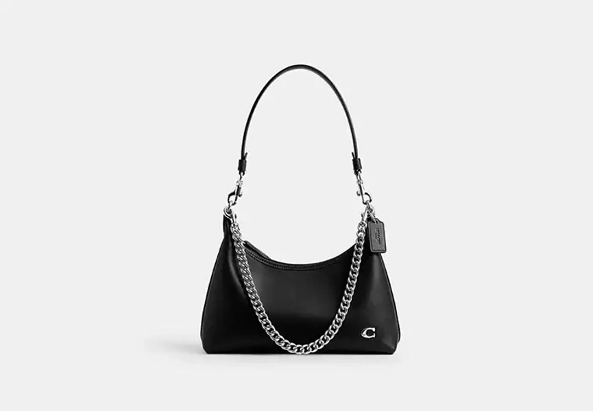 Silver/Black Juliet Shoulder Bag 25