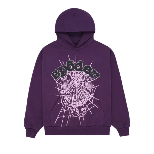 Buy Sp5der Web Hoodie 'Grape' - SP5 8D WEB HGR | GOAT