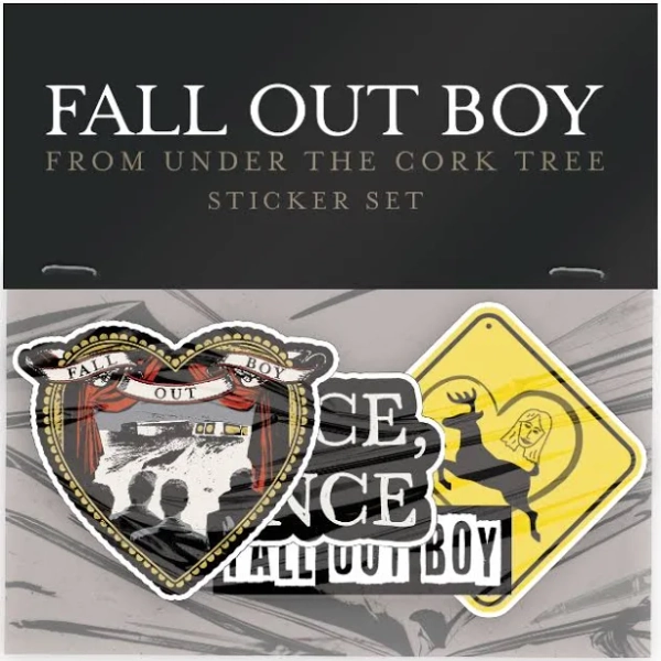 Fall Out Boy From Under the Cork Tree Sticker Set