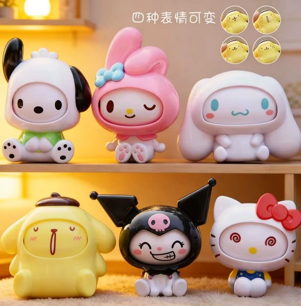 New Fashionable Toy Face-Changing Kt Series Figurine Doll Creative Blind Box Tabletop And Car Decoration Kawaii Festival Gift - AliExpress 26